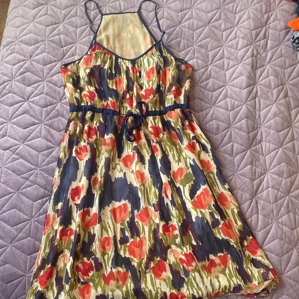 Silk dress from Anthropologie, size L